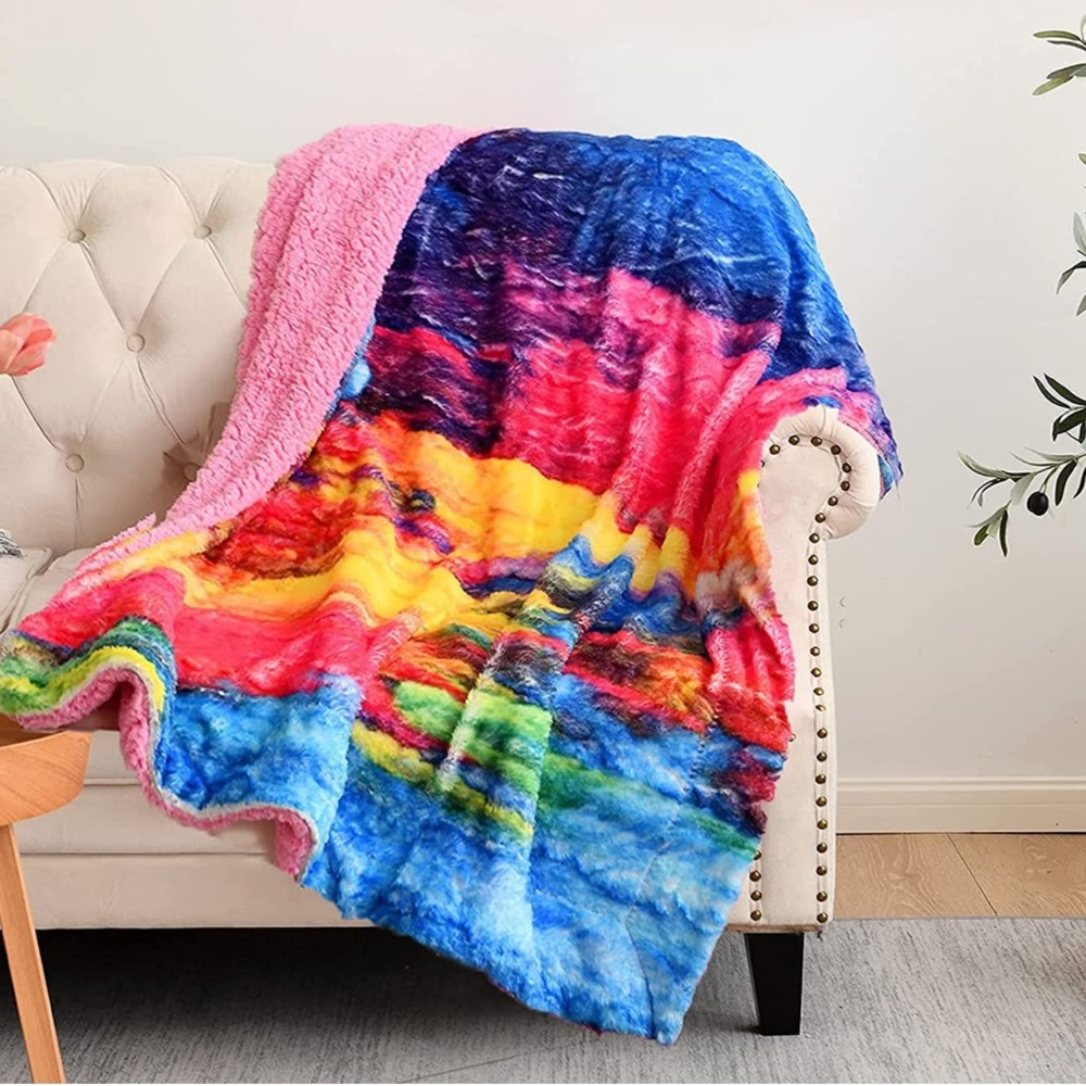 Super Soft Faux Fur Throw Blanket